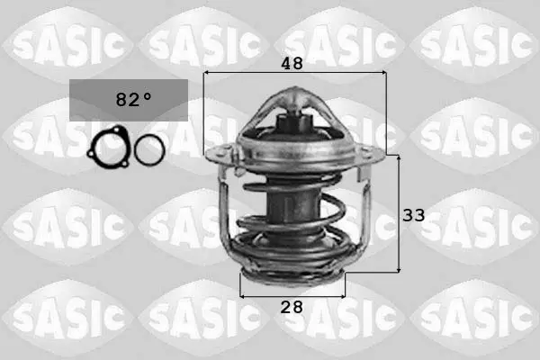 Handler.Part Thermostat, coolant SASIC 9000126 1