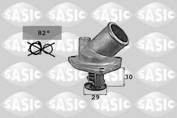 Handler.Part Thermostat, coolant SASIC 9000733 1