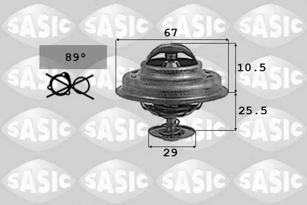 Handler.Part Thermostat, coolant SASIC 9000741 1