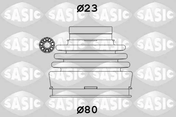 Handler.Part Bellow set, drive shaft SASIC 9004630 1