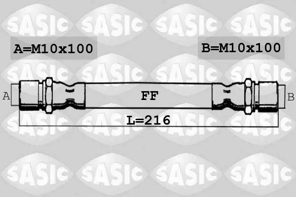 Handler.Part Brake hose SASIC SBH0135 1