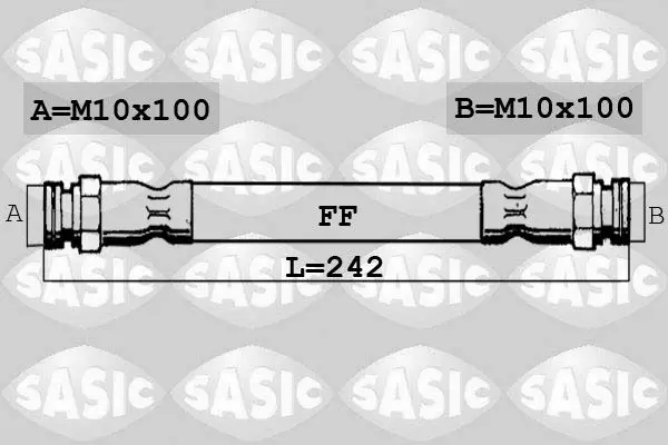 Handler.Part Brake hose SASIC SBH6292 1