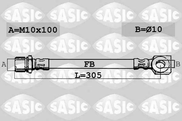 Handler.Part Brake hose SASIC SBH6368 1