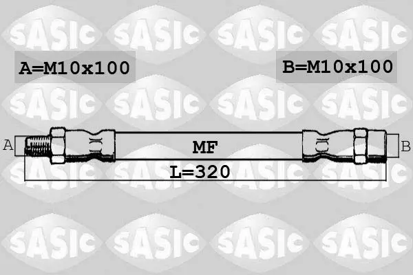 Handler.Part Brake hose SASIC SBH6379 1