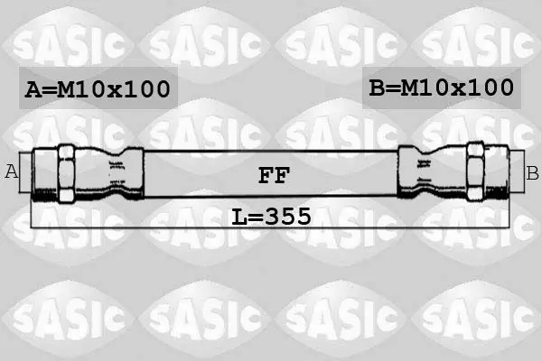 Handler.Part Brake hose SASIC SBH6385 1