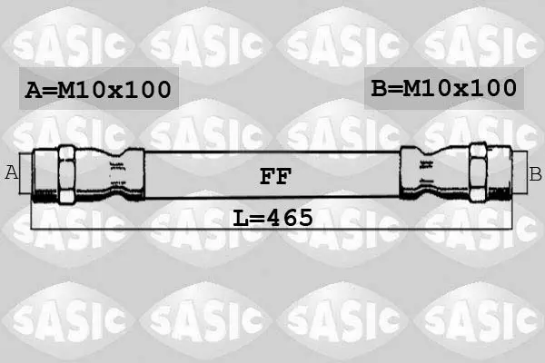 Handler.Part Brake hose SASIC SBH6389 1