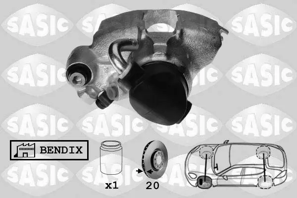 Handler.Part Brake caliper SASIC SCA0056 1