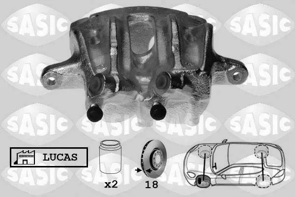 Handler.Part Brake caliper SASIC SCA0062 1