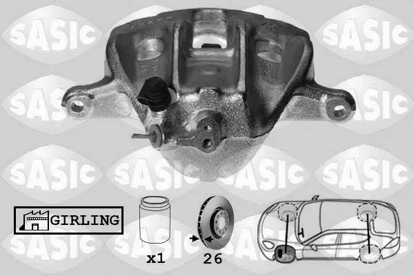 Handler.Part Brake caliper SASIC SCA0080 1