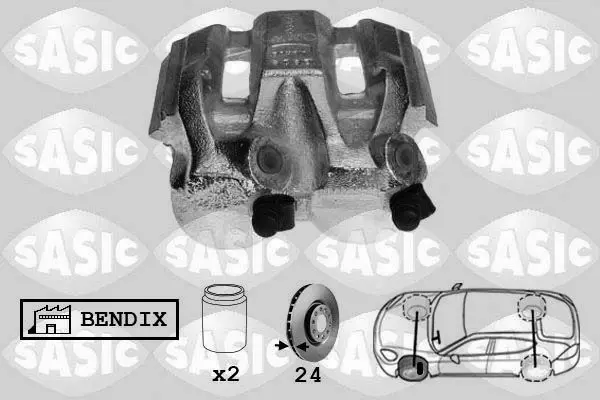 Handler.Part Brake caliper SASIC SCA4026 1