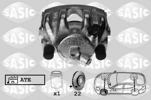 Handler.Part Brake caliper SASIC SCA6218 1