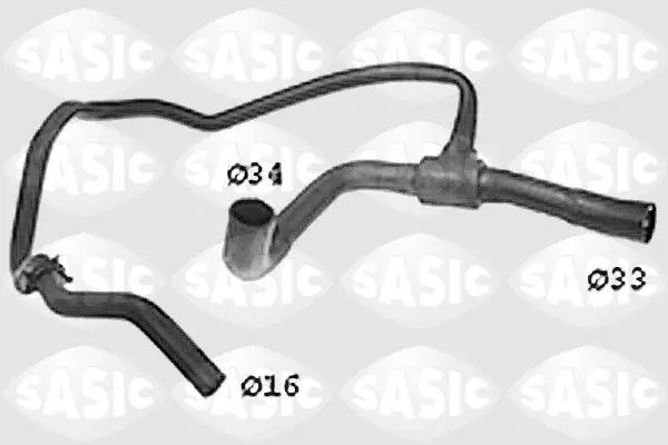 Handler.Part Radiator hose SASIC SWH6662 1