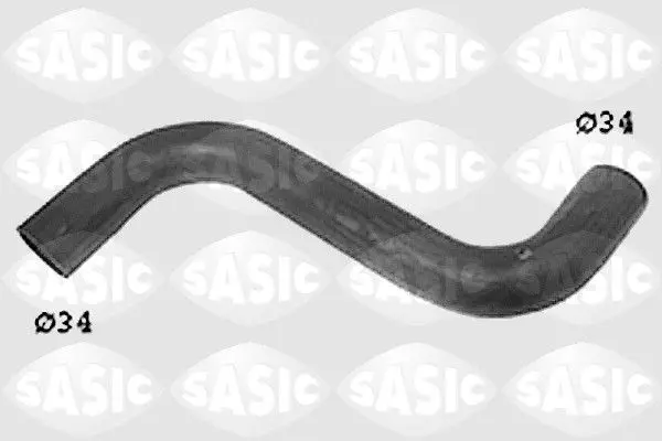 Handler.Part Radiator hose SASIC SWH6710 1