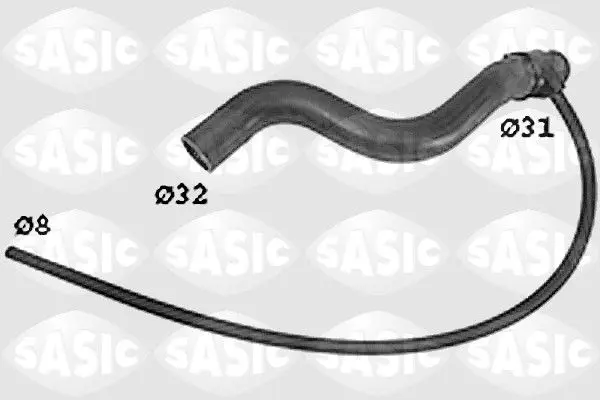 Handler.Part Radiator hose SASIC SWH6819 1