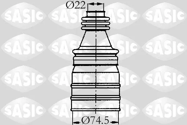 Handler.Part Bellow Set, drive shaft SASIC 2933763 1