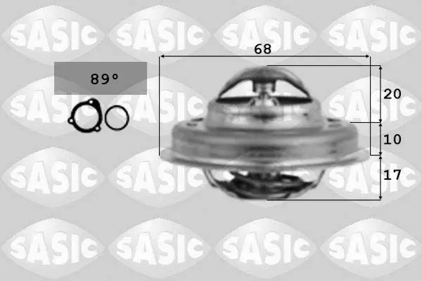 Handler.Part Thermostat, coolant SASIC 3381161 1