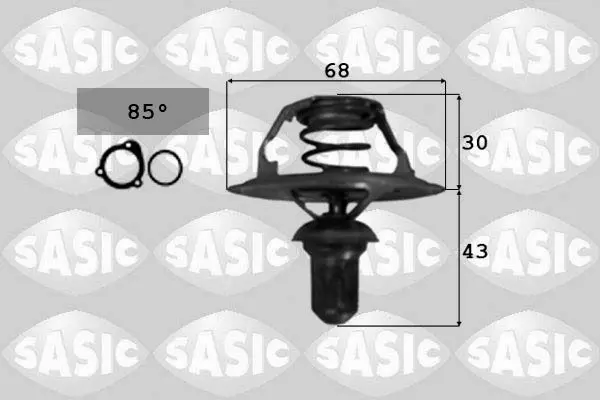 Handler.Part Thermostat, coolant SASIC 3381711 1