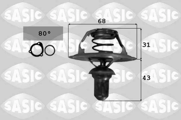 Handler.Part Thermostat, coolant SASIC 3381721 1