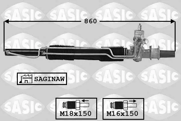 Handler.Part Steering gear SASIC 7006074 1