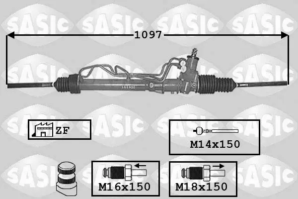 Handler.Part Steering gear SASIC 7006103 1