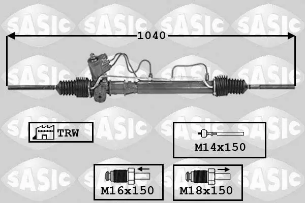 Handler.Part Steering gear SASIC 7006104 1