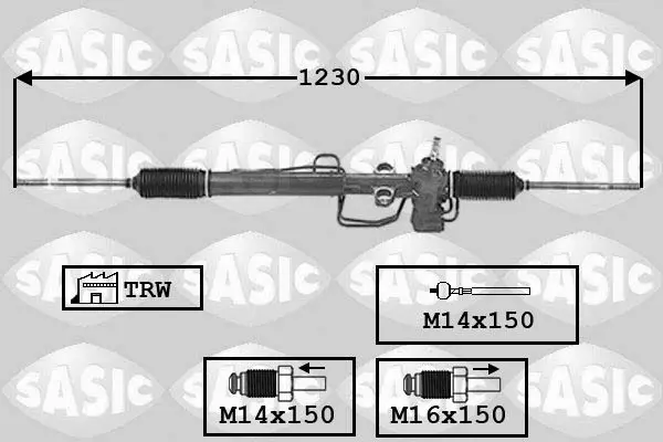 Handler.Part Steering gear SASIC 7006125 1