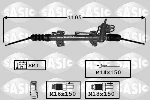 Handler.Part Steering gear SASIC 7006128 1