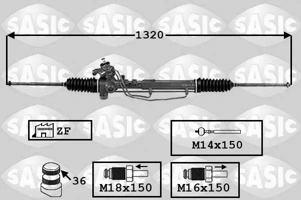 Handler.Part Steering gear SASIC 7006152 1