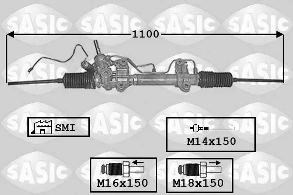 Handler.Part Steering gear SASIC 7174002 1