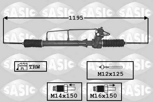 Handler.Part Steering gear SASIC 7176003 1