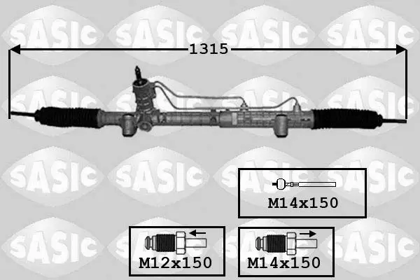 Handler.Part Steering gear SASIC 7176047 1