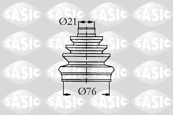 Handler.Part Bellow set, drive shaft SASIC 9004621 1