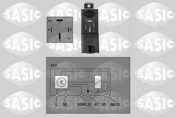 Handler.Part Relay, glow plug system SASIC 9316011 1