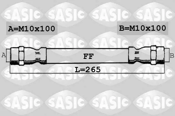 Handler.Part Brake Hose SASIC SBH6274 1