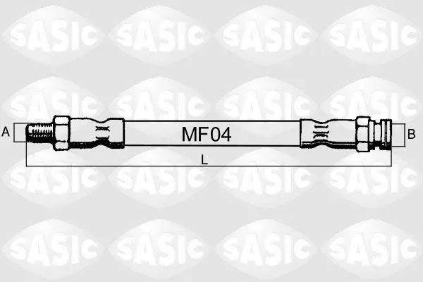 Handler.Part Brake Hose SASIC SBH6285 1