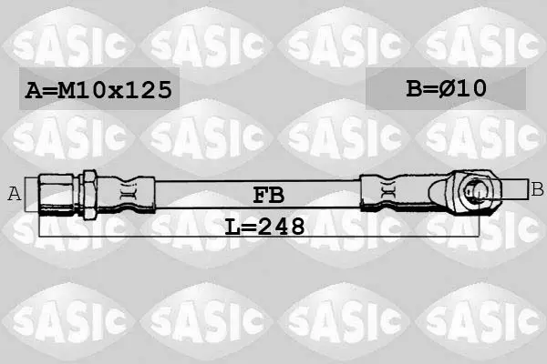 Handler.Part Brake hose SASIC SBH6286 1