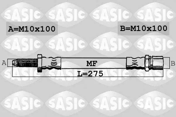 Handler.Part Brake hose SASIC SBH6322 1