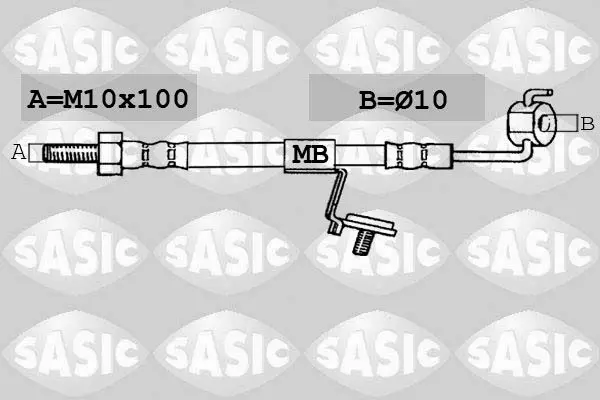 Handler.Part Brake hose SASIC SBH6326 1