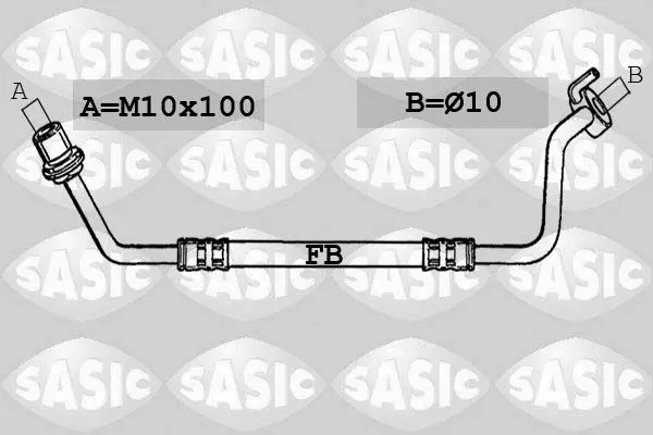 Handler.Part Brake hose SASIC SBH6340 1