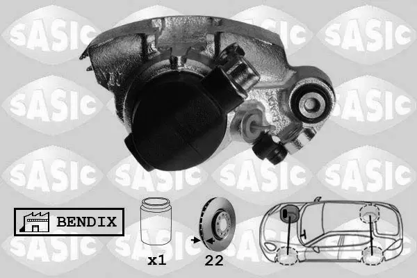 Handler.Part Brake caliper SASIC SCA0003 1