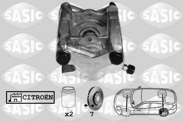 Handler.Part Brake caliper SASIC SCA0014 1