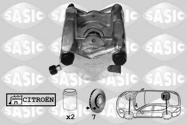 Handler.Part Brake caliper SASIC SCA0015 1