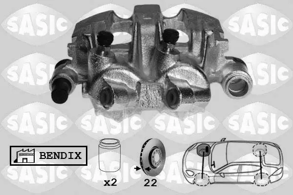 Handler.Part Brake caliper SASIC SCA6043 1