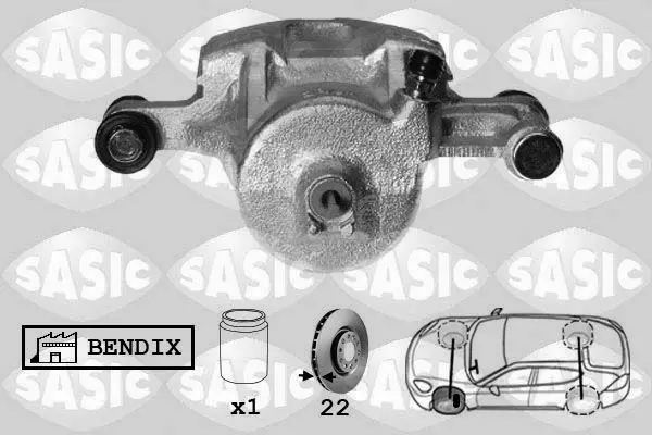 Handler.Part Brake caliper SASIC SCA6120 1