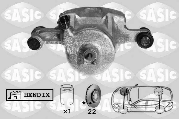 Handler.Part Brake caliper SASIC SCA6121 1