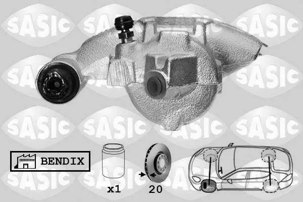 Handler.Part Brake caliper SASIC SCA6266 1