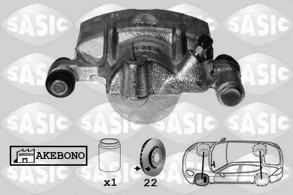 Handler.Part Brake caliper SASIC SCA6584 1