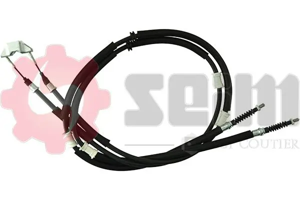 Handler.Part Cable, parking brake SEIM 653287 1