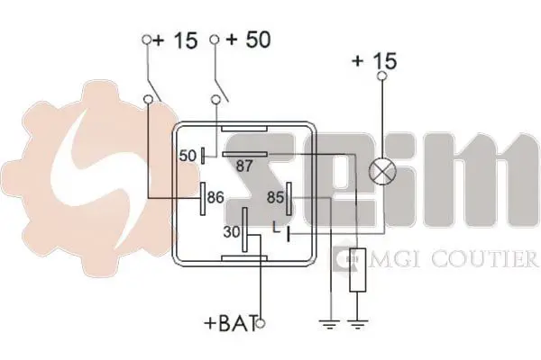 Handler.Part Control unit, glow plug system SEIM 105410 3