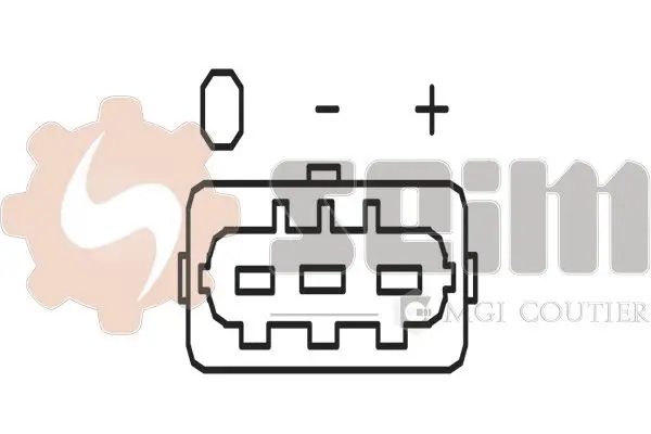 Handler.Part Air pressure sensor, height adaptation SEIM MAP14 1